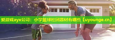 爱游戏ayx公司：小学篮球社团器材有哪些