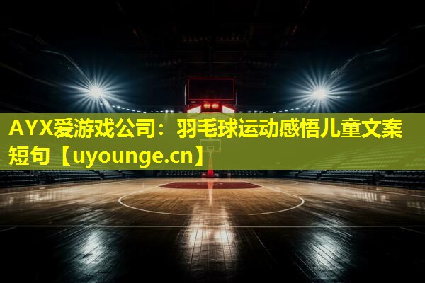 AYX爱游戏公司：羽毛球运动感悟儿童文案短句